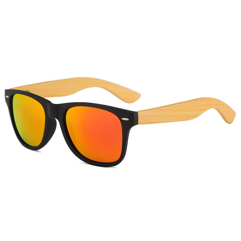 Fashion Wooden Vintage Square Sunglasses Retro Men Women Luxury Brand UV400 Outdoor Driving Fishing