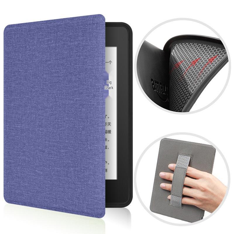 Husă Soft Shell cu Textură de Material în 12 Culori pentru Kindle Paperwhite 543 Youth (2024)