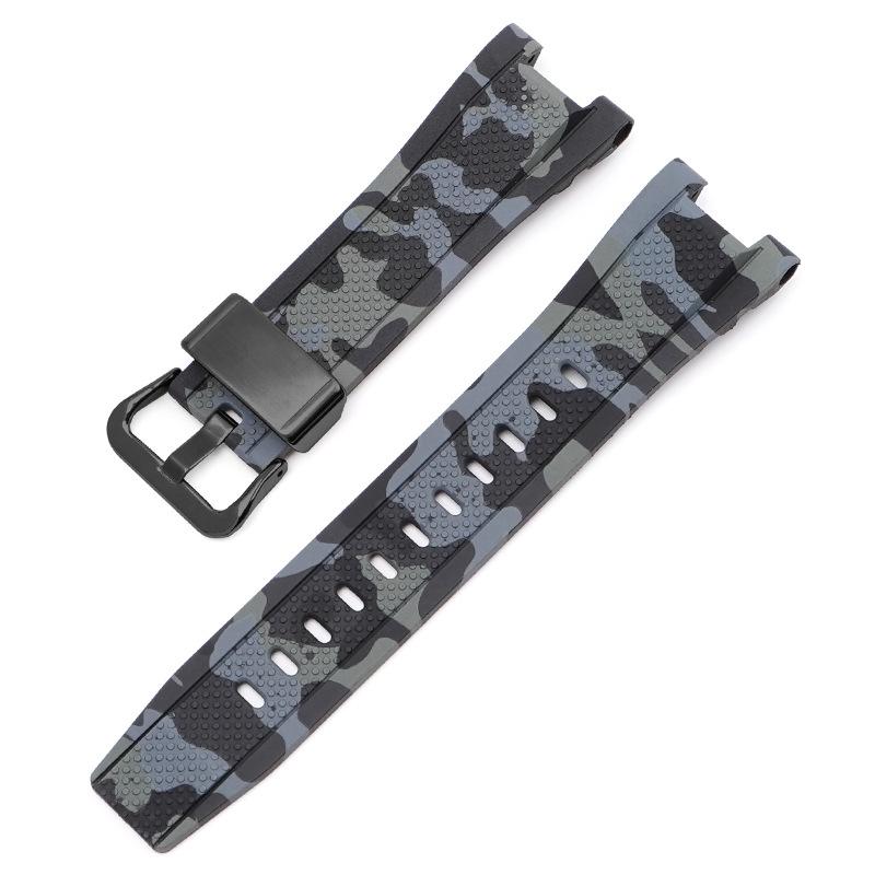 

Смоляний ремінець для Casio G-Shock GST-W300 GST-S300 GST-S210B GST-S110 GST-W110 Чоловічий Замінний Камуфляжний Гумовий Ремінець для Годинника Браслет