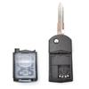 2 Buttons Key Remote Case Shell For Mazda Demio 2 3 5 6 M2 M3 CX7 CX9 RX8 MX5 MPV Fob Key Replacement Repair Kit Blank Key Blade