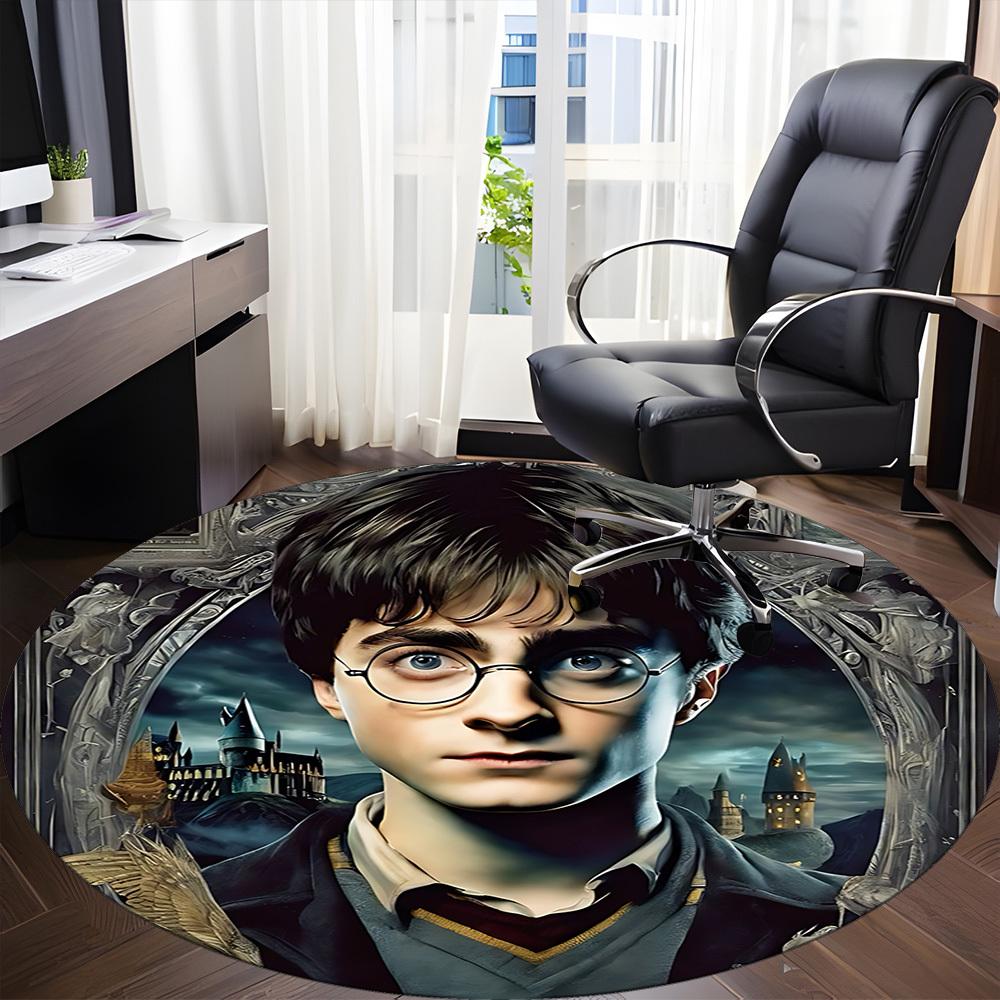 1pc Hogwarts Castle Chair Carpet for Office Non-Slip,Machine Washable Rug for Office, Room - Holiday Decor - Machine Made yy251017248