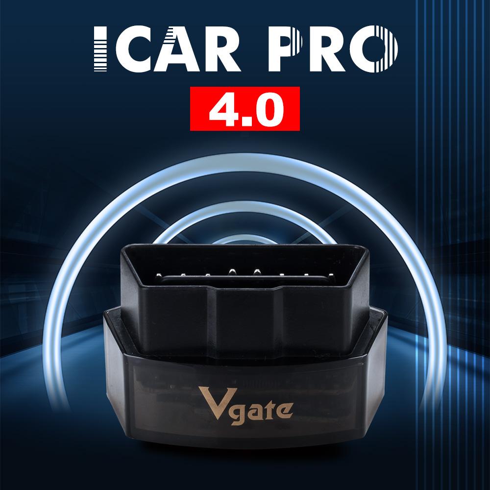 Vgate iCar pro Bluetooth 4.0 WiFi for IOS Android PC Auto Wake Up Elm327 OBDII Scanner Code Reader Car Diagnostic tool V2.1