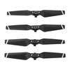 4PCS Drone Propeller ABS Quick Release 4730F Foldable Drone Propeller Replacement for Spark Silver
