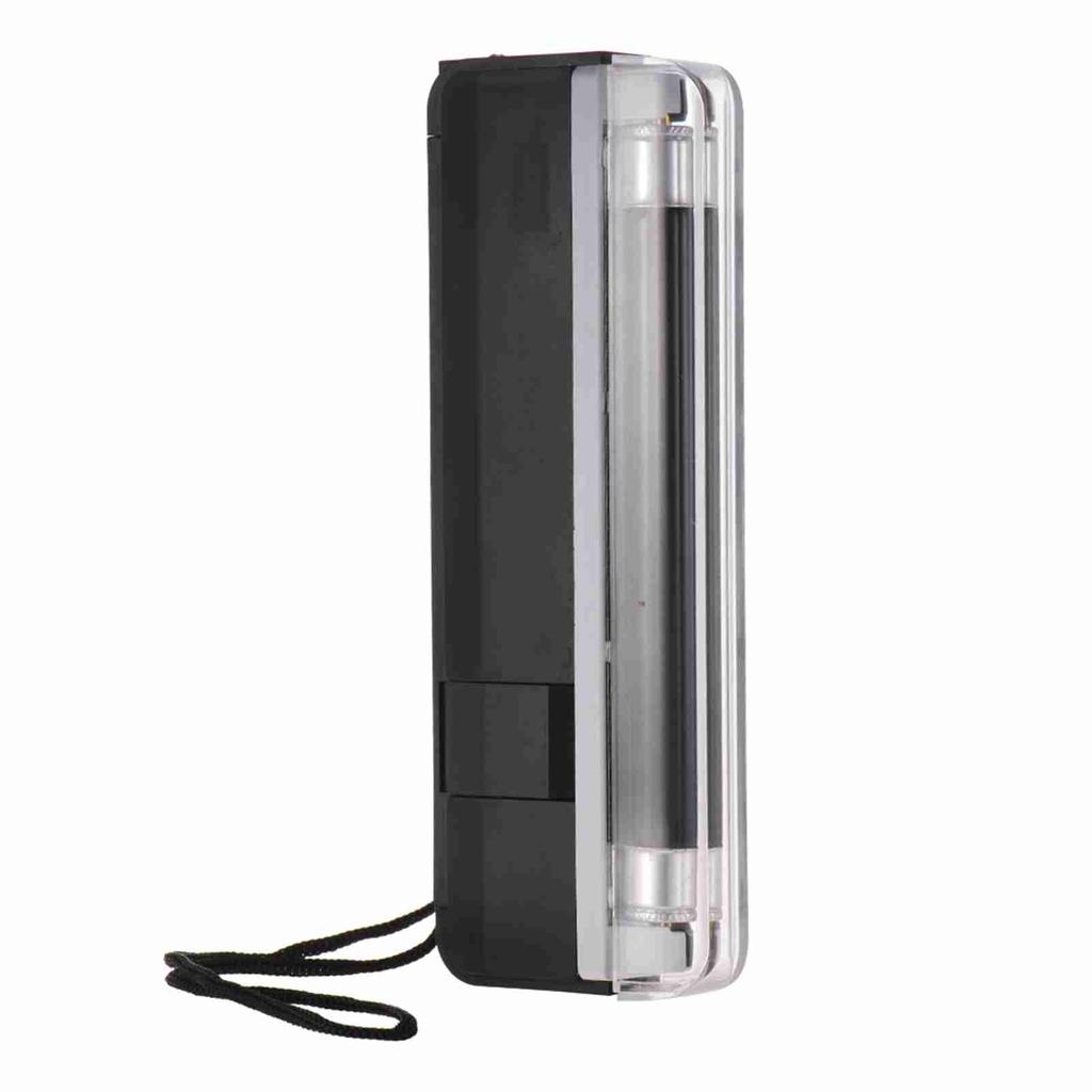 2 In 1 Portable Mini Money Detector Counterfeit Cash Currency Banknote Bill Checker Tester with UV Light Flashlight for
