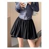 Hot Style Elastic Pocket Fluffy Flower Bud Skirt New Summer High Waist Lantern Black and White Pants Short Skirt