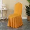 Elegant Skirted Stretchable Chair Cover for Dining and Events