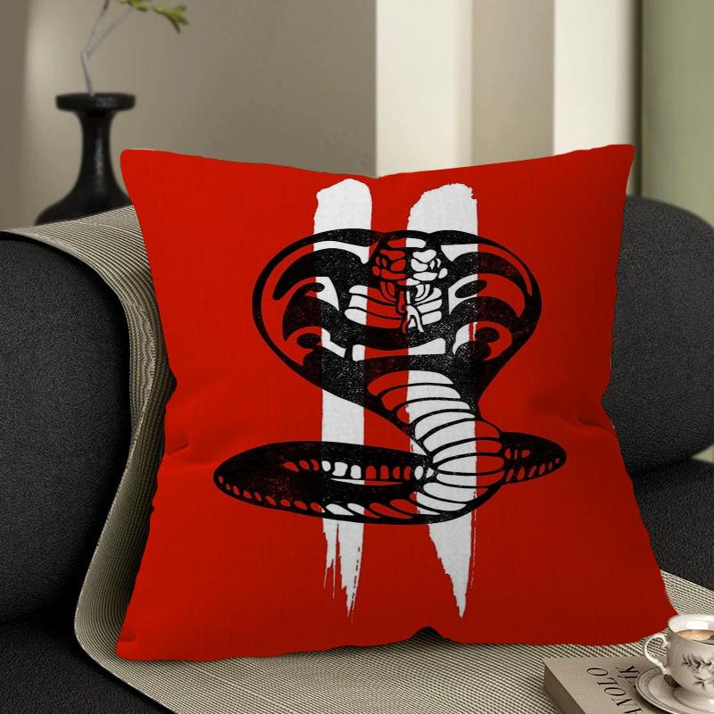 Action Tv C-Cobra K-Kai Cushion Cover Car Throw Pillow Case For Sofa Car Christmas Gift 40X40Cm 45X45Cm