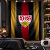Wall Hanging Tapestry VfB Stuttgart Print Cloth for Living Room Bedroom Home Decor