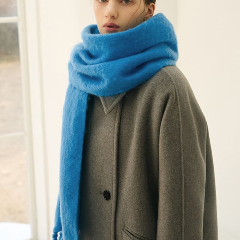 DRAWFIT WOMEN Bold Knotted Long Muffler [3COLORS]