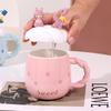 Wolkenmädchen Tasse hoher Wert Cartoon niedlich lustig Keramiktasse Kaffeetasse Zuhause Paar Tasse Büro