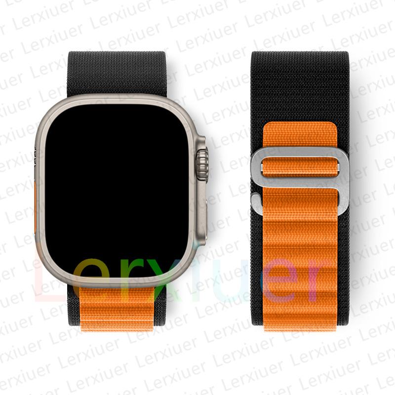 Alpine Loop Strap for Apple Watch Band Ultra 4 2 3 49mm 40mm 44mm 45mm 42mm 46mm Bracelet Correa iWatch Series 7 SE 8 9 10 11 12