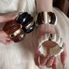 Acrylic Chunky Bangles Rectangular Geometric Bangles Minar Cool Wide Bracelet  Women Jewelry