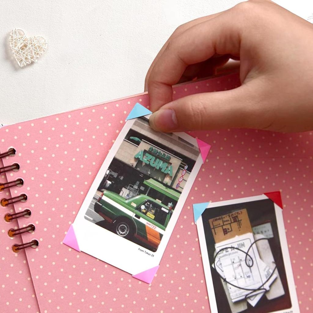 1 Sheet sticker with 102pcs self-adhesive photo corner stickers for scrapbooks and photo albums, our adventure book stickers