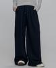 CHICKS Muir Double-Pleat Wide Pants Black