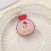 5Pcs Cute Cartoon Acrylic Double-Sided Pp Clip Original Multifunctional Clip Student Storage Clip Exam Paper Clip