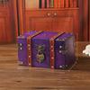 Wooden Storage Vintage Box With Lid For Desk And Shelf Organization Decoration