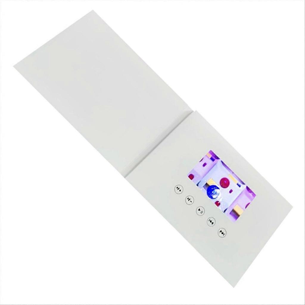 Video Greeting Card Video Brochure with LCD Screen LCD HD E-Card