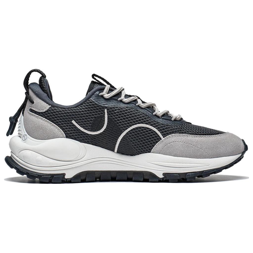 Li Ning CF Casual Shoes Men's Low top Black/Gray AGLT073-3