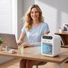 Refroidisseur Évaporatif Portable avec Réservoir Petit Ventilateur Personnel pour la Maison