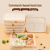 Biodegradable Corn Starch Rectangular Takeaway Boxes with Lids
