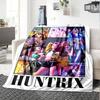 1 Stück Hunter x (5) Weiche Warme Decke für Zuhause, Büro, Reisen Ganzjahres Gemütliche Bettwäsche Geschenk, Büro Gemütliches AccessoireB05