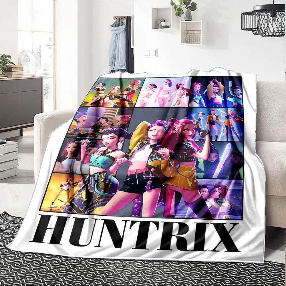 1 Stück Hunter x (5) Weiche Warme Decke für Zuhause, Büro, Reisen Ganzjahres Gemütliche Bettwäsche Geschenk, Büro Gemütliches AccessoireB05