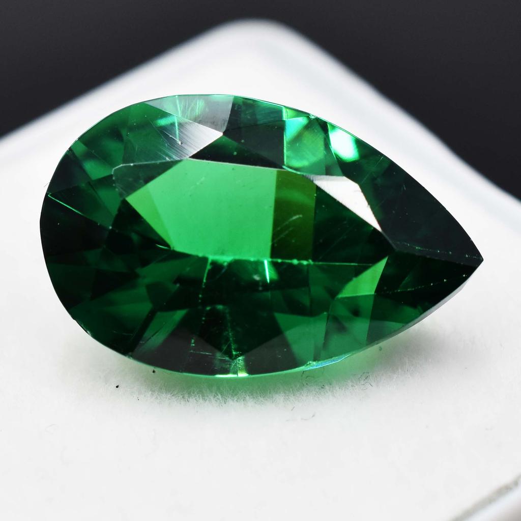 10.34 Ct Natural Beautiful Garnet Green Pear Loose Gemstone