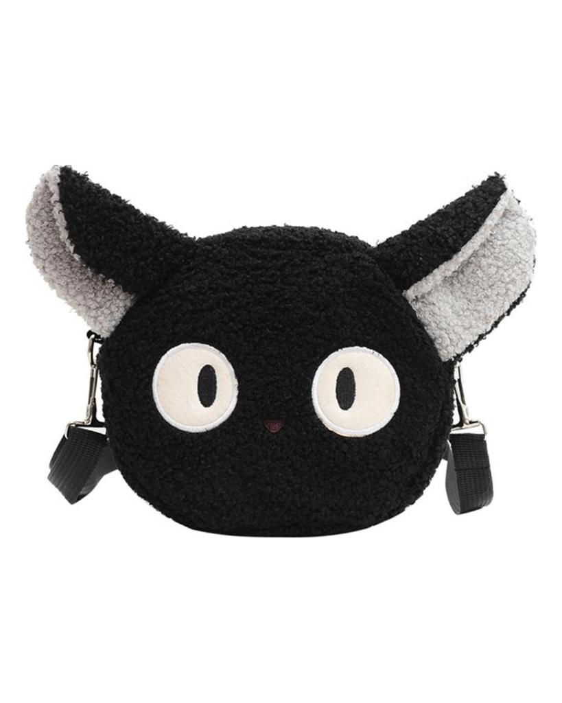 Cartoon Tier einzelne Umhängetasche Herbst Winter Plüsch süße Katze Bär Schaf verstellbare Frauen Mädchen Umhängetasche Messenger Bag Münzen Handytasche