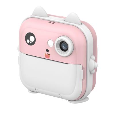 Mini Thermal Printer WDT-01 with Camera for Kids - Pink