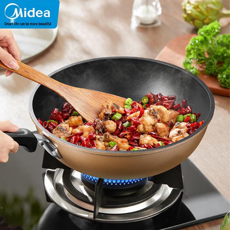 Midea 30cm Non-stick Wok & Frying Pan