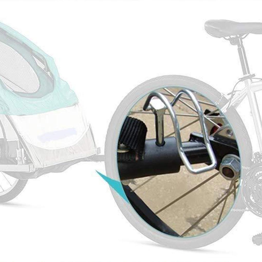 2 Pieces Bicycle Trailer Coupler Attachment Hitch Baby Stroller Linker Portable Universal Cycling Connector Parts