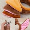 Dog Costumes for Kids Girls Halloween Animal Cosplay Accessories with Dog Ears Headband Tail Tutu Skirts Set