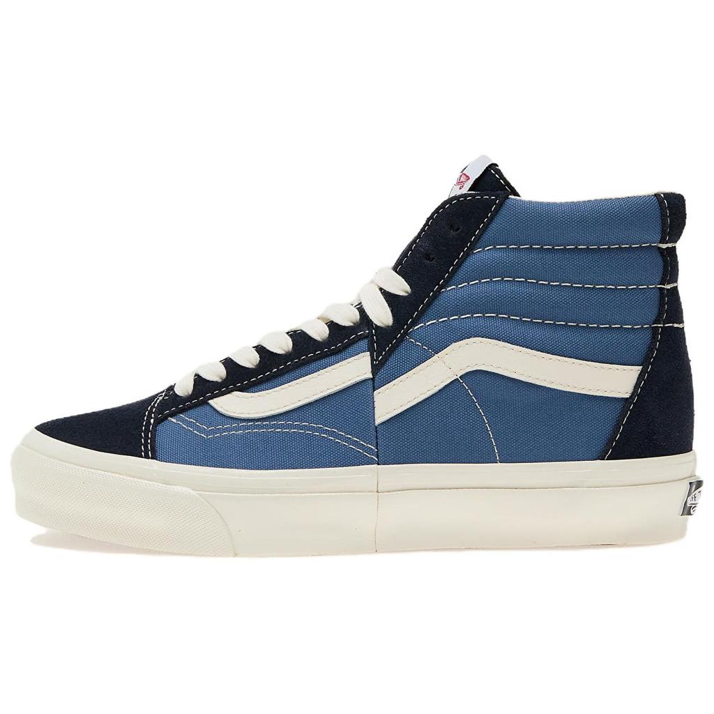 Vans Clash The Wall Premium Mid-Top Skate Shoes Men Skate Shoes Blue VN000CNKSN01