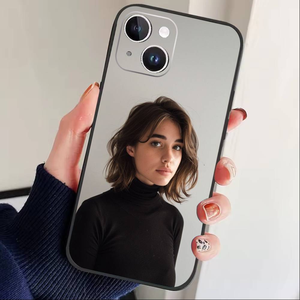Miss Germany D-JasminSchmid Phone Case For iPhone17,16,15,14,13,12 Plus,Max Soft Silicone Black Cover