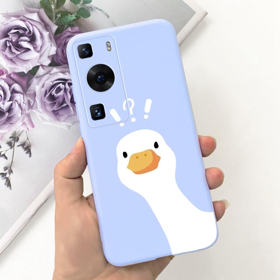 For Huawei P60 Pro Case LNA-AL00 Lovely Cartoon Cover Soft Silicone Phone Cases For Huawei P60 Art P 60 Pro P60Pro Fundas Bumper