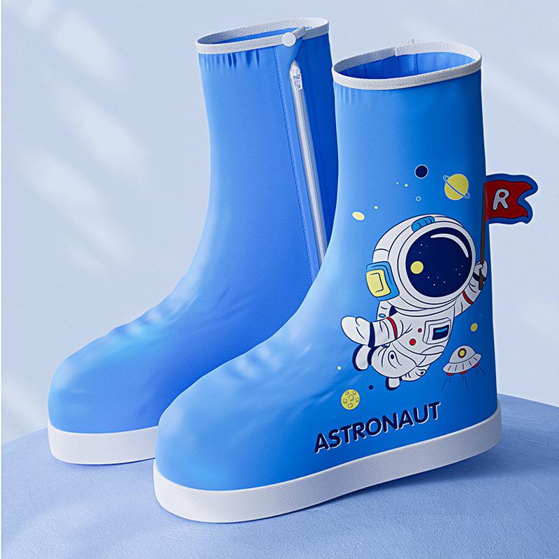 Fashion Fashion Dinosaur Shoe Covers Kids Waterproof Overshoes Child Washable Anti Skid Shoe Covers Boy Girl Durable Reusable Galoshes