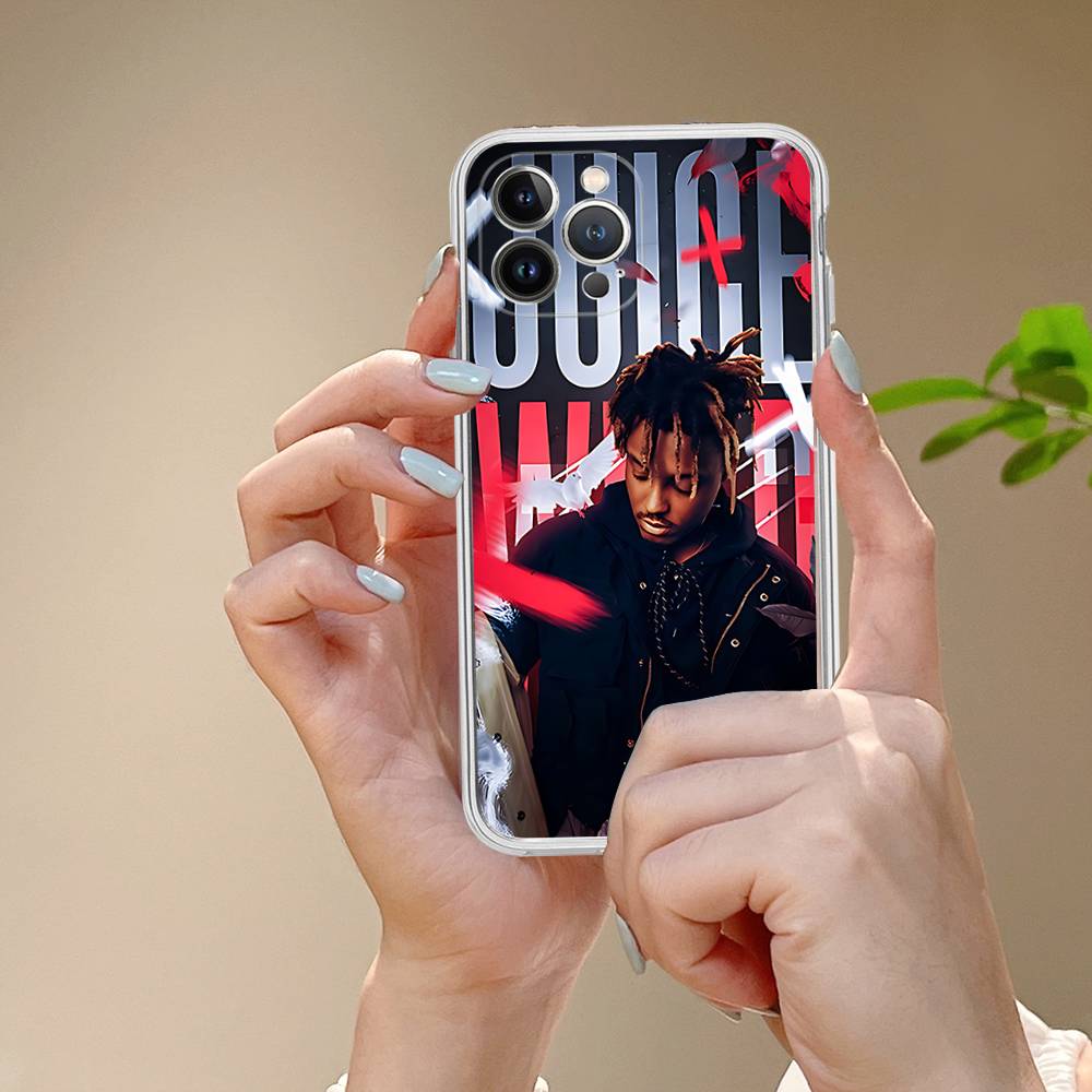 Rapper J-Juice Wrld For IPhone 11 12 13 14 15 16 17 Pro Max Plus Air Transparent Clear Shockproof Case