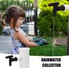 1 Set Rain Water Collector Leakproof Rainwater Diverter Stable Performance Simple Collection Rain Diverter Garden Accessories