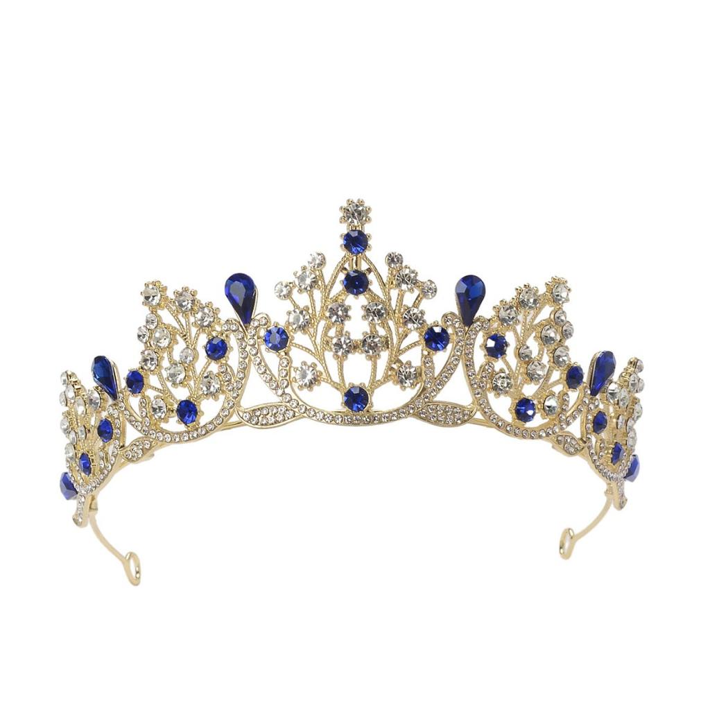 Braut Tiara Krone, eleganter und modischer Legierungs-Strass-Schmuck, Haarschmuck, Haarkrone