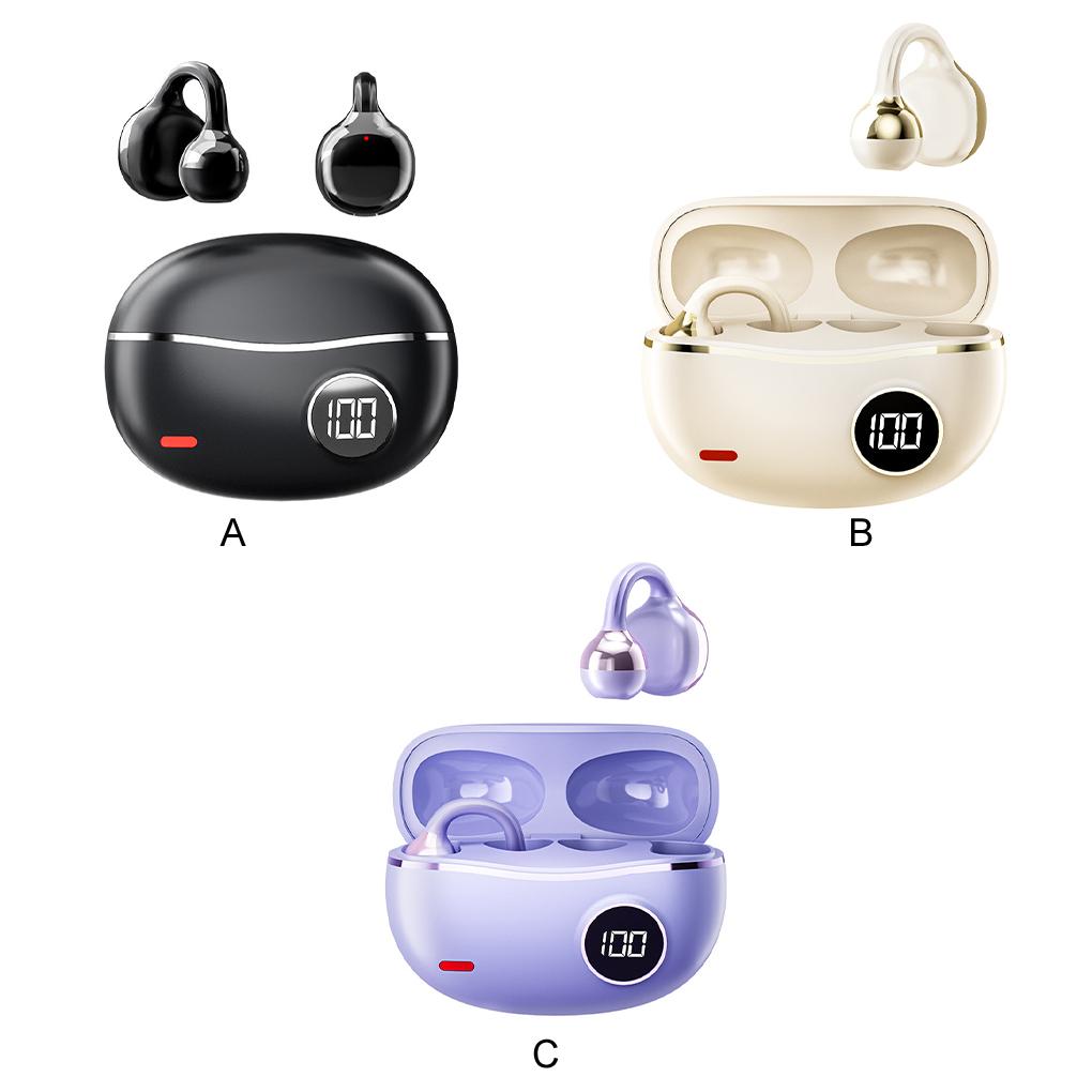 Wireless Bluetooth Headset With Ear Clip For Sports Enthusiasts Bluetooth Headphones With Mic Sound