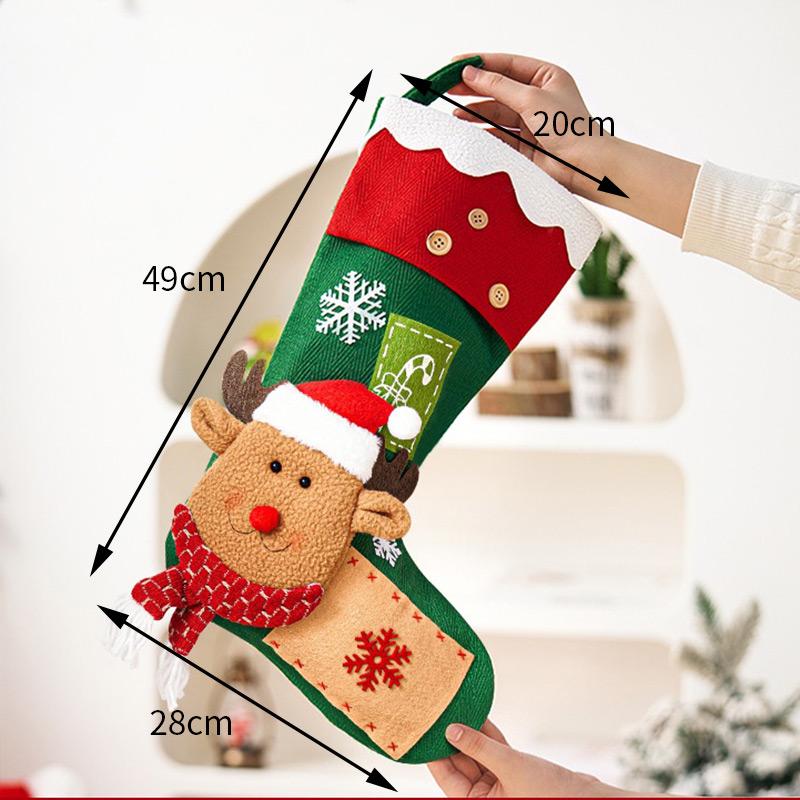 Christmas Decoration Christmas Socks Ornaments Pendant Small Boots Children New Year Candy Bag Gift Fireplace Tree Jewelry