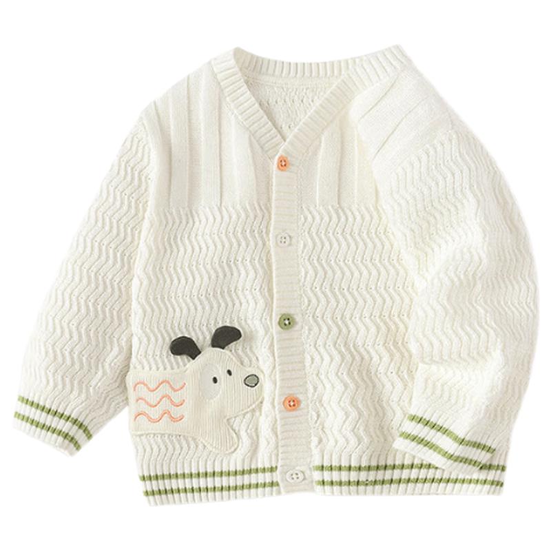 Balabala Kids' 2025 Spring Knit Sweater Cardigan