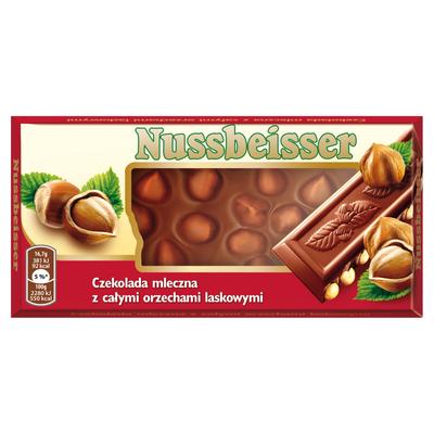 Nussbeisser Milk Chocolate with Whole Hazelnuts 100 G
