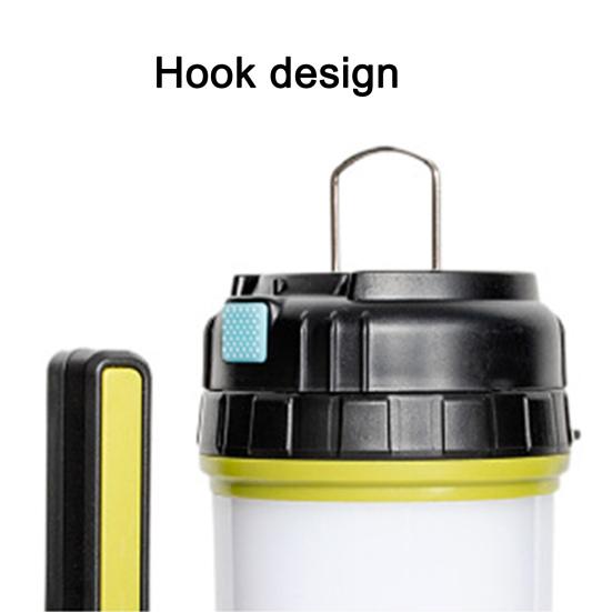 USB Rechargeable Camping Light with Long Battery Life Multi-functional Outdoor Emergency Illumination Camping