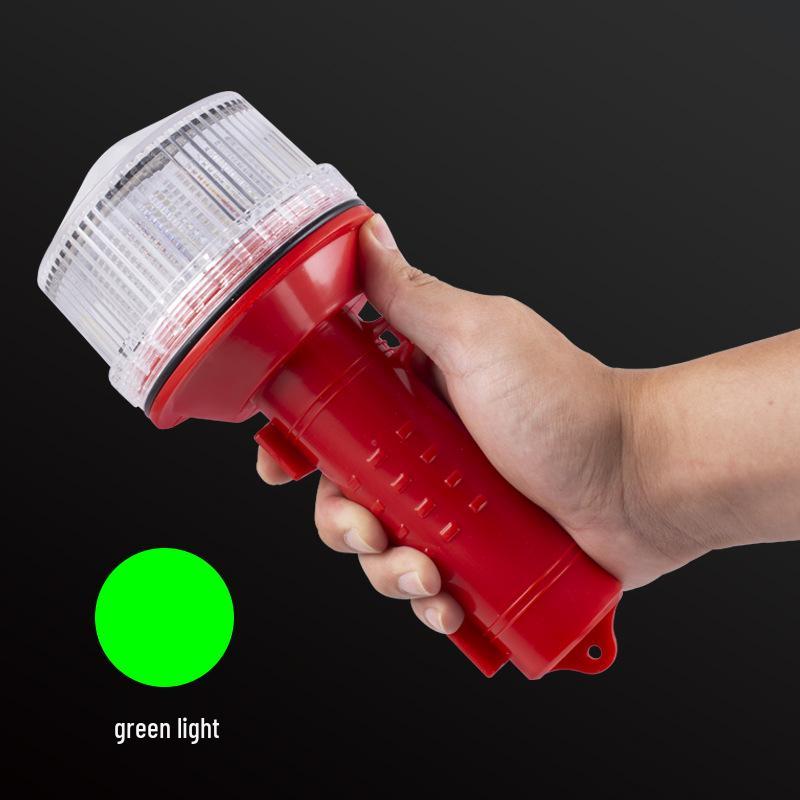 Solar LED Marine Tricolor Navigation and Signal Light - Red, White, Green Flashing Lights