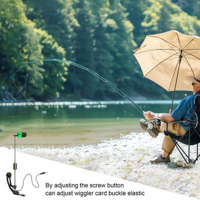 Outdoor Fishing Swinger Bite Alarm Indicator Adjustable Design Compact Size Portable Illuminated Swinger Carp Fishing Accessories