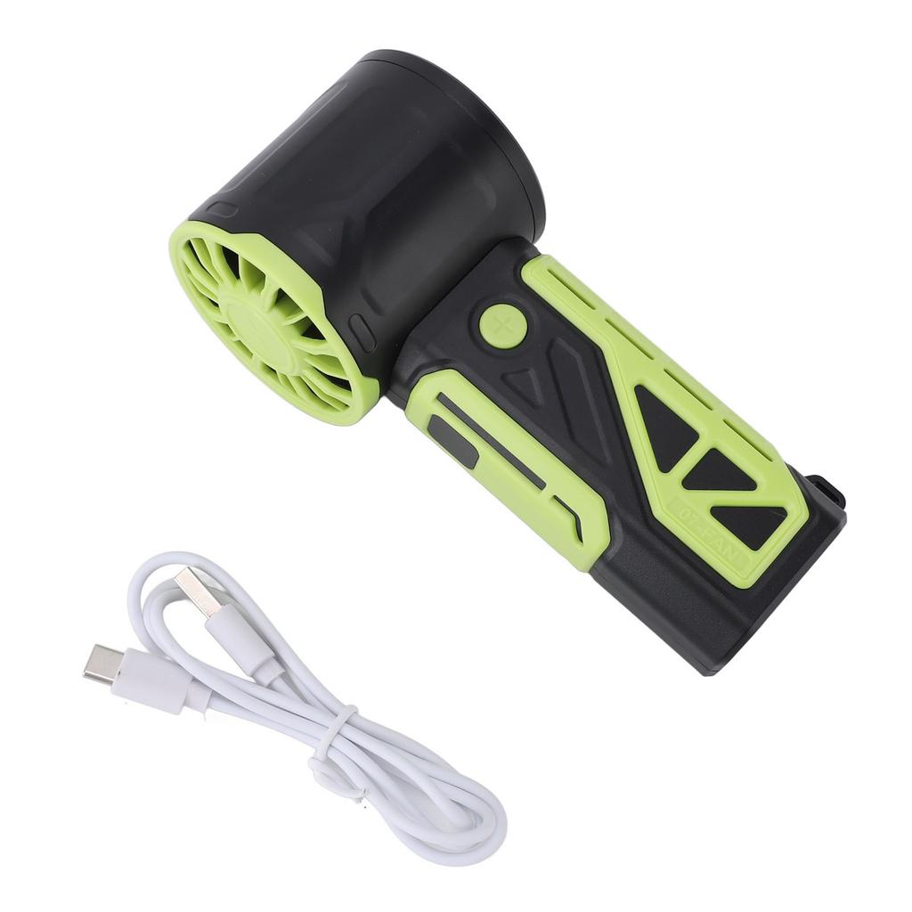 Handlicher Turboventilator 100 Geschwindigkeiten 4000mAh Akku Wiederaufladbarer Tragbarer Mini-Ventilator für Reisen im Freien