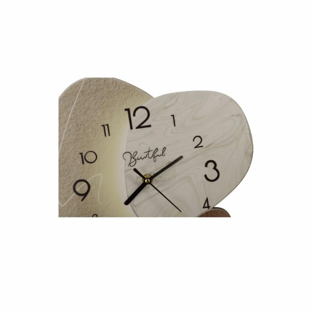 High-end Digital Wall Clock Nordic Wall Hanging Clock Modern Wall Painting Light  Living Room