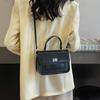 Stylish Retro Minimalist Shoulder Bag For Women 2024 Trendy Small Square Bag