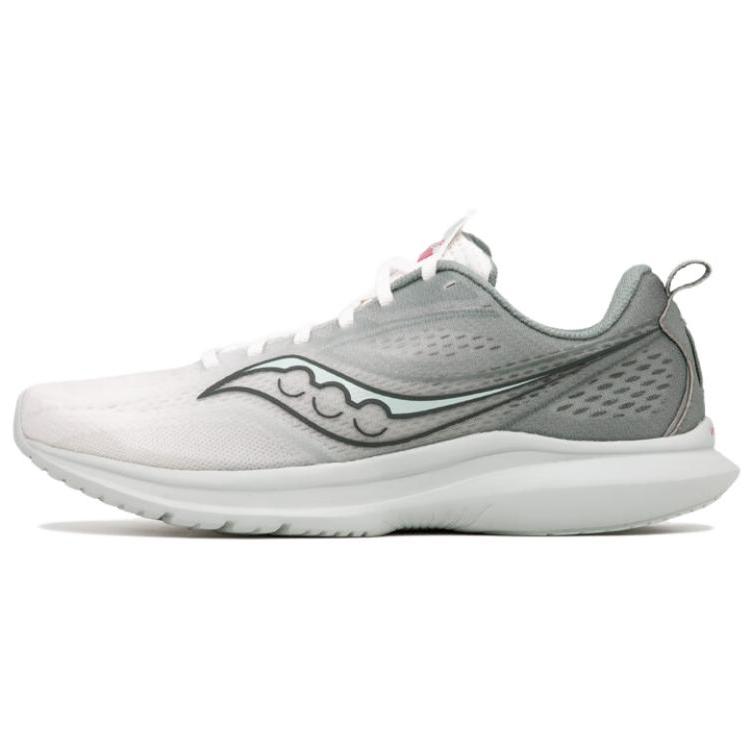 SAUCONY Kinvara 13 Y2K Retro Comfortable Versatile Non-Slip Durable Low-Top Running Shoes Unisex Sneaker White Gray S28228-3